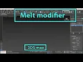 Melt modifier 3ds max tutorial study Edutech Hindi Tutorial
