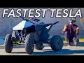The World s FASTEST TESLA Cyberquad