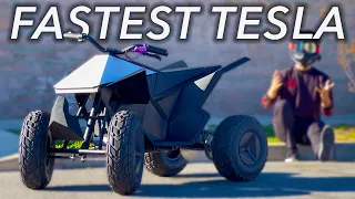 The World s FASTEST TESLA Cyberquad