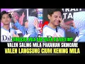 Lagu Valen Salting Mila Pakaikan Scincare, Valen Langsung Cium Kening Mila!