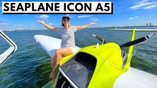 $379,000+ ICON A5 SEAPLANE / Amphibious Light-Sport Aircraft Aviation Demo Flight & “Boat” Tour