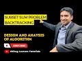 Solving Subset Sum problem using Backtracking in just 10 Minutes Solved Example DAA Lectures