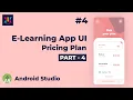 Android UI Design Tutorial E-learning App UI Design Part-4 UiUX Tutorial