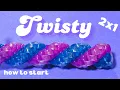 Download Lagu How to Start the Twisty 2x1 Stitch for lanyard boondoggle Scoubidou beginners