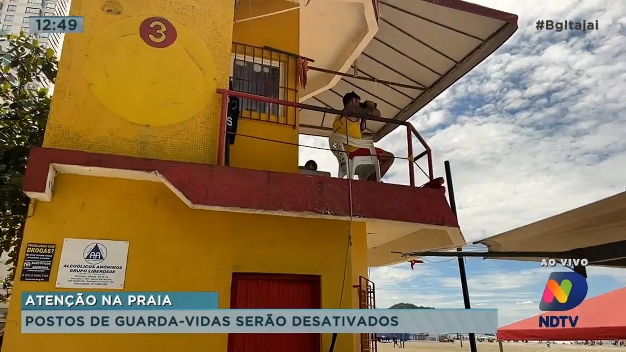 Posto de Guarda-vidas serão desativados