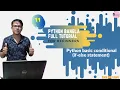 11 Python Bangla Tutorial python conditional if else statement