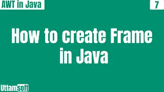 How to create frame in java awt by extending frame class use inheritance in hindi