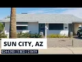 Homes For Sale Sun City Arizona 244 900 1 200 Sqft 3BD 2BA 55 Active Adult Community