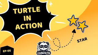 Draw a Star with Python Turtle Episode - 5