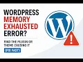 WordPress Memory Exhausted Error This Plugin Is Killing Your Site