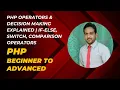 PHP Operators Decision Making Explained If-Else Switch Comparison Operators