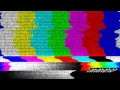 TV Color Bars - Distorted with Static and Timecode