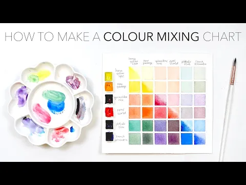 Download MP3 How To Make A Colour Mixing Chart!