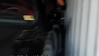 اخراج المركبات من الحاويه بعد الشحن 