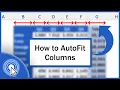 How to AutoFit Columns in Excel The Simplest Way