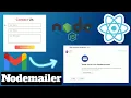 Working Contact form in Reactjs Node js with Nodemailer Gmail Step-by-Step Tutorial in Hindi