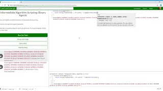 Intermediate Algorithm Scripting Binary Agents Learn