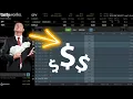 Larry Benedict One Ticker Trader How To Place Larry s Trades Make Money With Trade Example