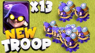 The New Ruin Witch mass attack x13 w/ Angry spell | Clash Of Clans