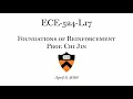 Lecture 17 Foundations of Reinforcement Learning Exploration in General Function Approximation