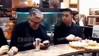 old Man slap man funny gif original no