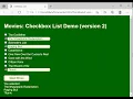 HTML CSS JavaScript Demo Checkboxes -