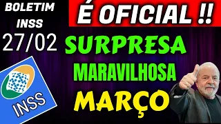 SAIU AGORA! SURPRESA MARAVILHOSA NA CONTA DOS APOSENTADOS E PENSIONISTAS DO INSS VALENDO PARA TODO O