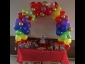 Quick Review of Balloon Table Arch Kit from 99 Cent Store-Cocomelon Cake Topper Customized-Garland
