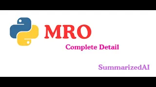Python MRO Explained Method Resolution Order