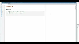 Math 245 Chapter 10 2 Ex 7 Distinct Eigenvalues Matlab