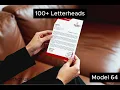 100 Professional Letterhead Designs Editable Adobe Photoshop PSD Templates