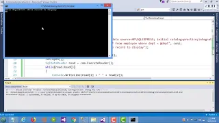Parameterized Queries in ADO Net