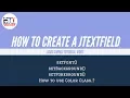JTextField Font Color Java Swing Tutorial