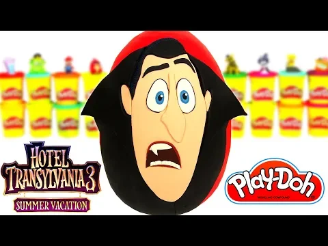 Download MP3 Huevo Sorpresa Gigante de Drácula de Hotel Transylvania 3 en Español de Plastilina Play Doh