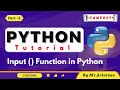 Input function in python Python Full Course Python Tutorial Campusy By Srinivas