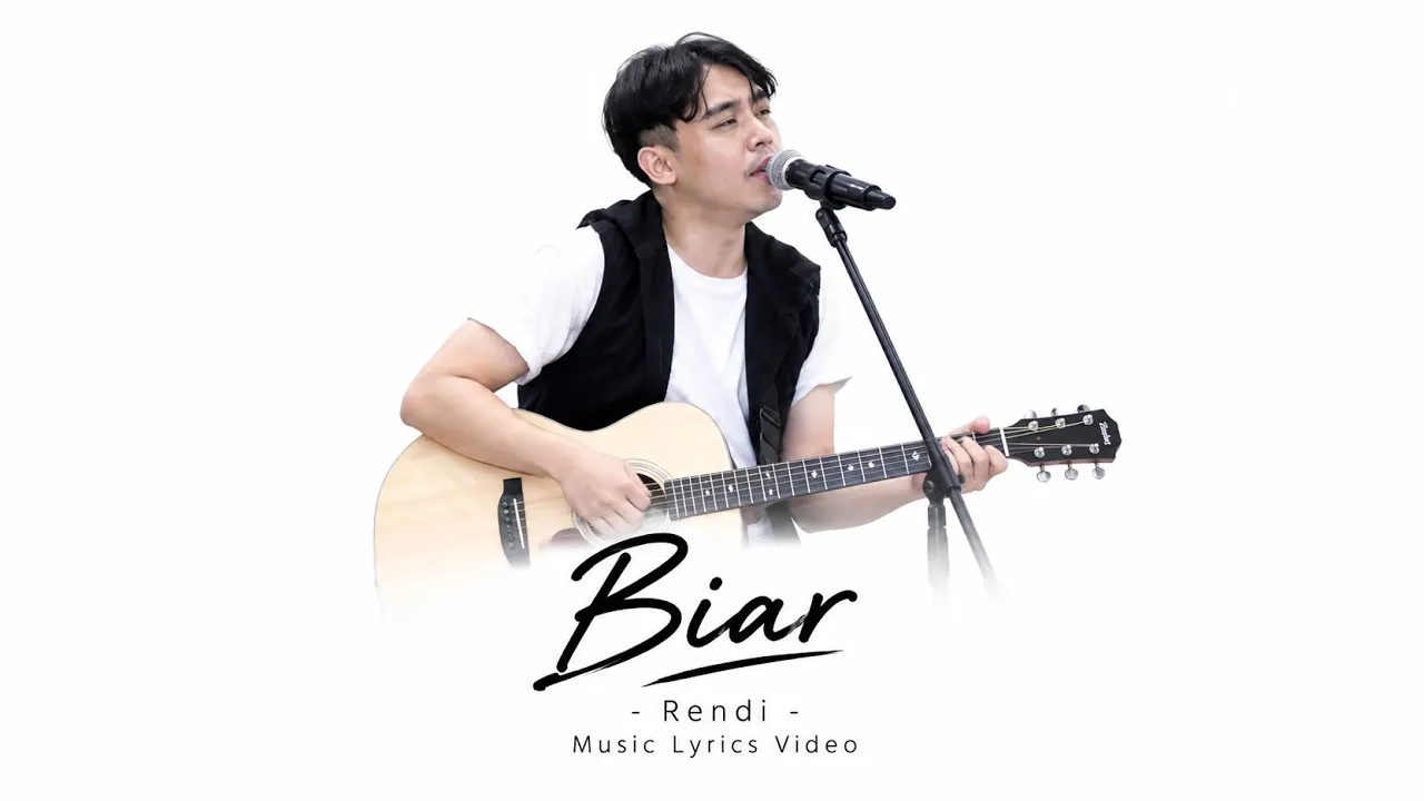 Rendi - Biar ( Music Lyrics Video )