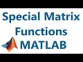 Matlab Special Matrix Functions
