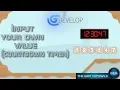 Input your own value countdown timer GDevelop 5