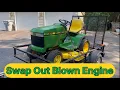 John Deere Mower Engine Swap Kawasaki Engine