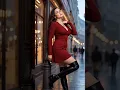 Download Lagu ❤️ Red Cashmere Glamour 🔥Luxe Mini Dress #fashionshorts #style #ootd #curvy #beautifulwomen