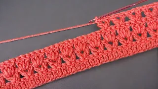 EASY Crochet Pattern For Beginners Crochet Stitch For Baby Blanket Bag Scarf 