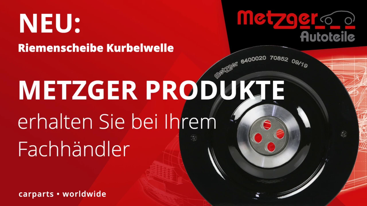 METZGER Riemenscheiben Carparts worldwide