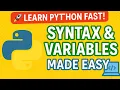Python Fundamentals for Beginners Learn Syntax Variables