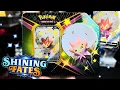 POKEMON SHINING FATES Eldegoss V Tin Opening EVERY Pokemon SHINING FATES TIN