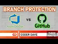 Branch PROTECTION Azure DevOps vs GitHub