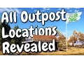 All the Outposts - the Hunter Call of the Wild Layton Lows District All Outposts