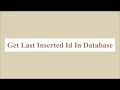 how to get last inserted record in mysql using php