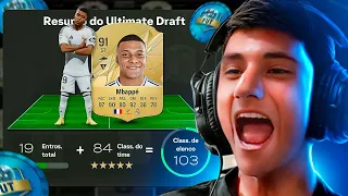 JOGAMOS COM MBAPPE NO EA FC 25 E DESTRUÍMOS TODOS OS ADVERSÁRIOS NO DRAFT!