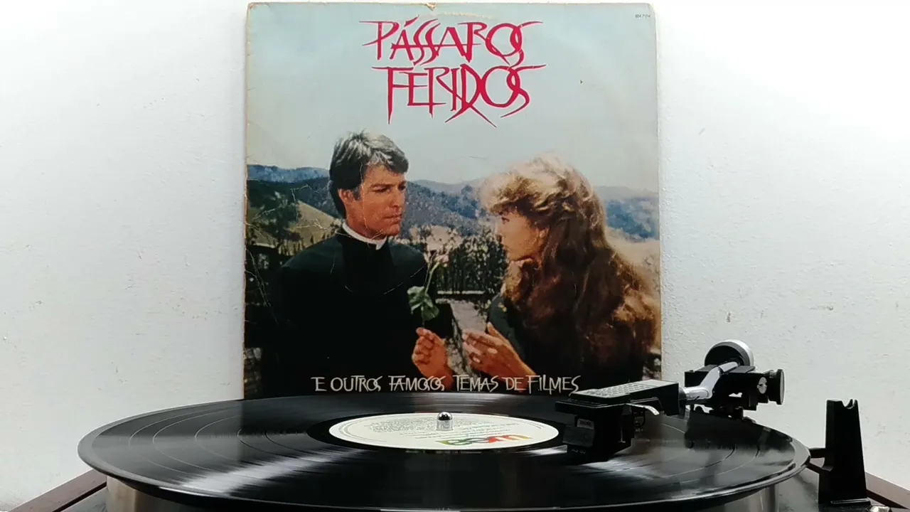 LP Passaros Feridos e Outros Temas de Filmes / Dallas e E o Vento Levou (Vinil 1986)
