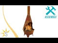 Sunnydaze Decor 6 ft Rustic Chiminea Wood-Burning Fire Pit - RCM-LG799